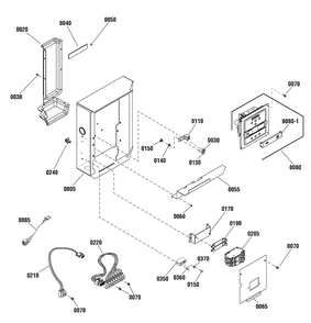 Control Panel Diagram and Parts List for 040596-00  Briggs and Stratton Generator